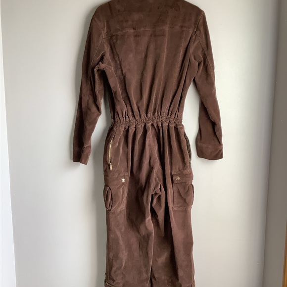 Brown Corduroy Overalls by FUBU - Picture 7 of 8
